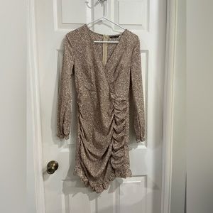 Brown/Tan mini Dress